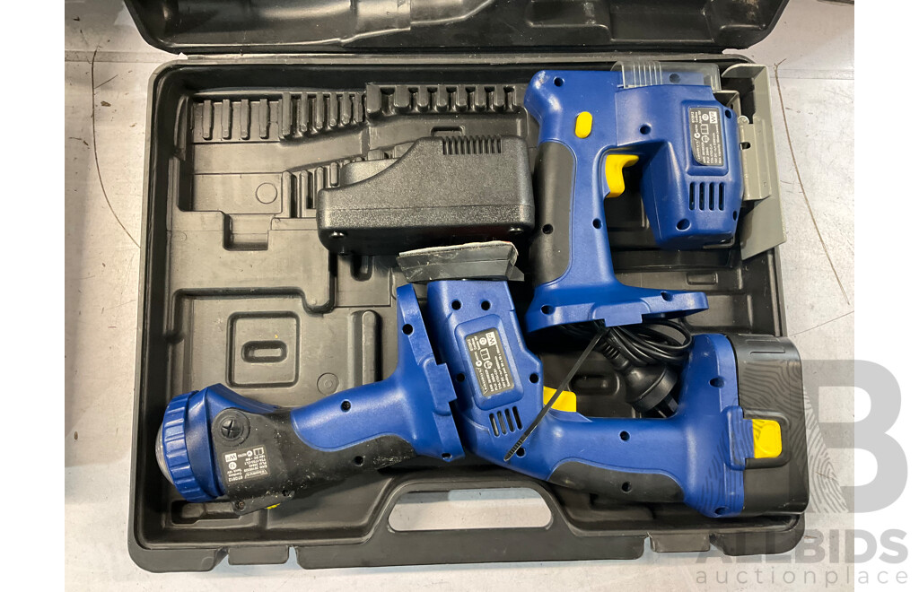 TAURUS Power Tool Set & Assorted Drill Piece Set