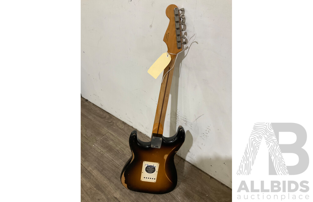 FENDER Brown & White Electric Guitar