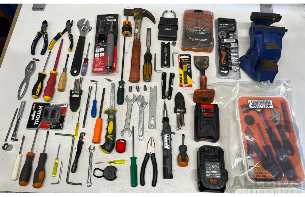 Assorted of Tools & Hardware
