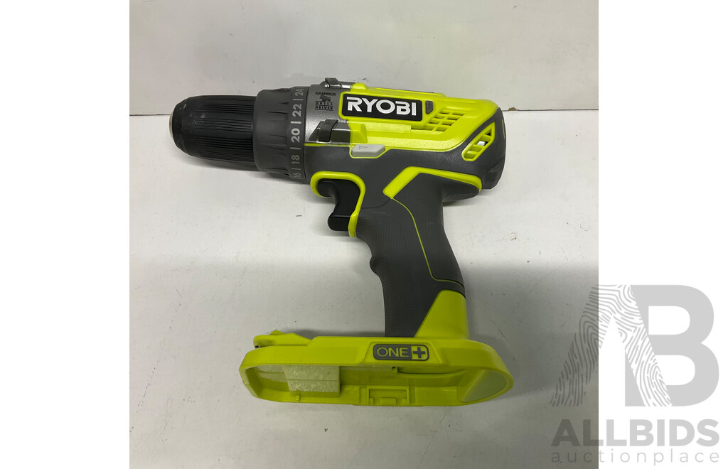 RYOBI  One+ 18V Hammer Drill R18PD3 with Battery - ORP $168.00