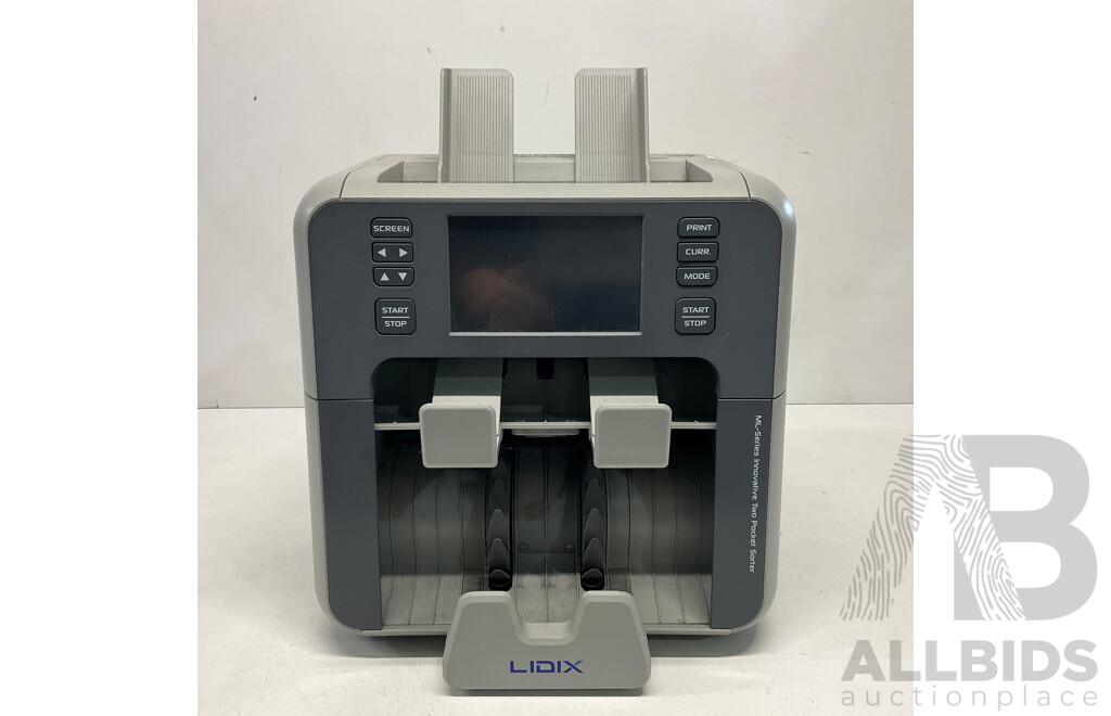 LIDIX ML-1V Mixed Banknote Value Counter/Sorter - ORP$3,500.00