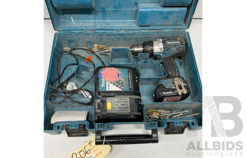 MATIKA Drill Driver Kit Contain Batteryx1 & Charger X1& Hard Case X1- ORP$249.00