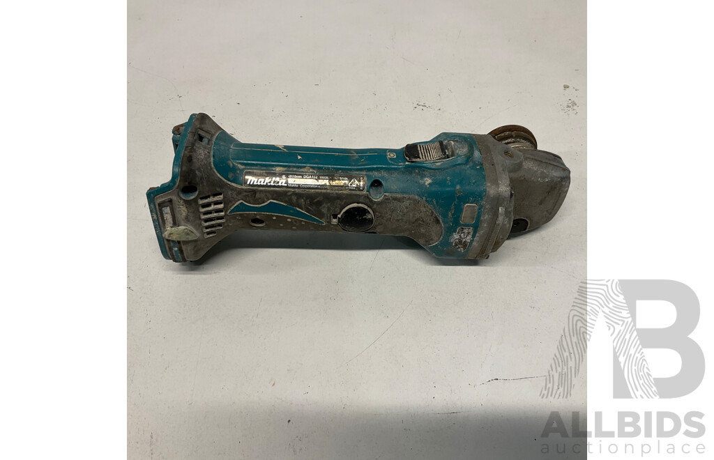 MAKITA 18V 115mm Slide Switch Angle Grinder DGA452 - Skin Only - ORP$209.00