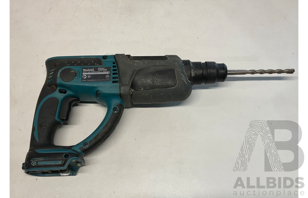 MAKITA DHR202 18V LXT Li-Ion Cordless Rotary Hammer - Skin Only - ORP$289.00