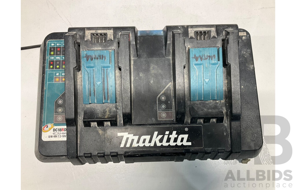 MAKITA DC18RD Dual-Port Rapid Battery Charger - ORP$279.00