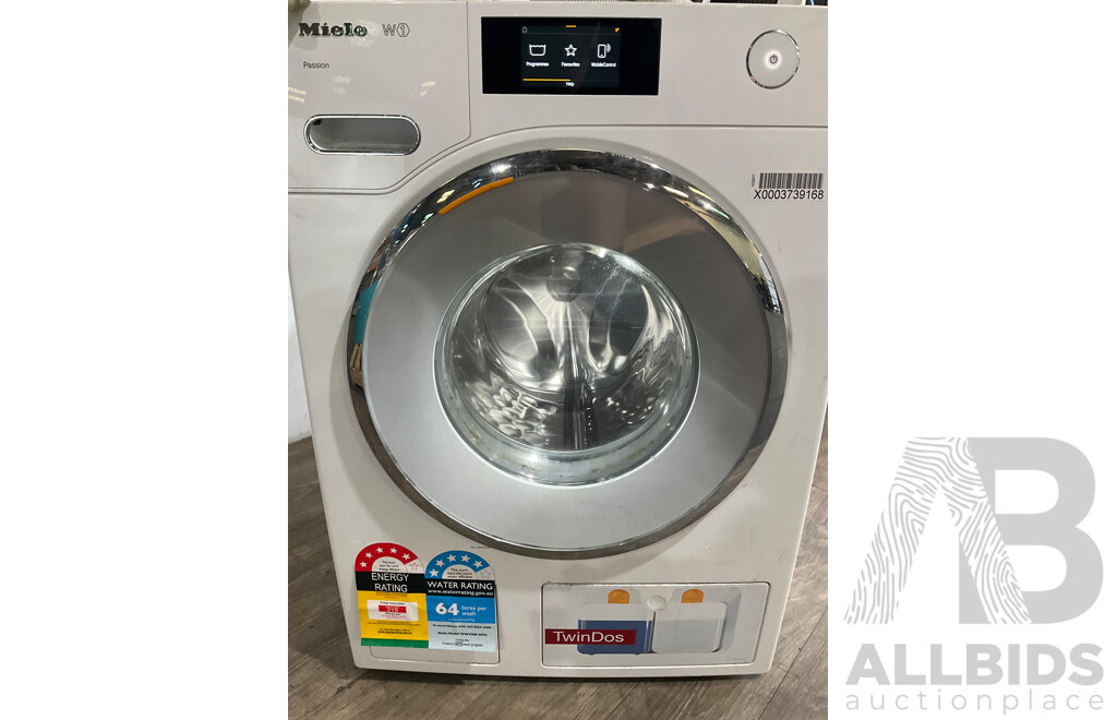 MIELE (WWV980-WPS) 9KG Washing Machine - ORP $5,349.00