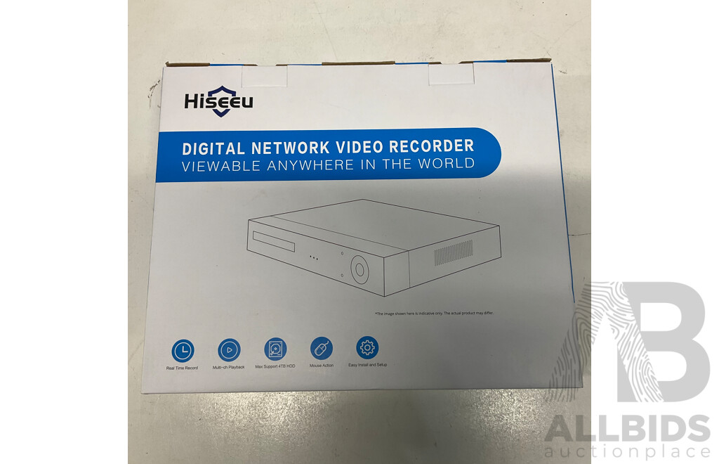 HISEEU Digital Network Video Recorer X2 & COMSOL Power Bank Charger & Dual Adapter & HDMI Cable - Lot of 6 - Estimated Total $350.00