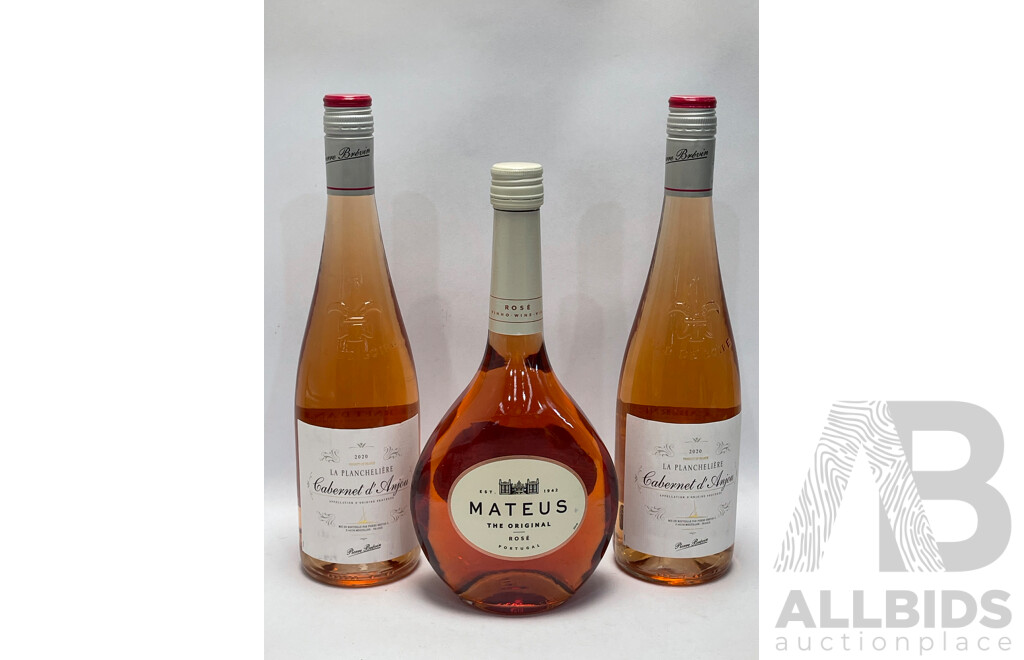 French and Portuguese Rosé - Lot of 3
