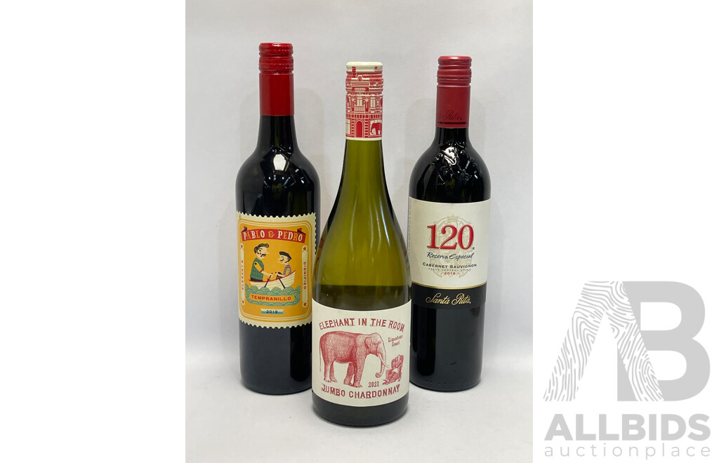 Assorted Boutique Wines - Lot of 3