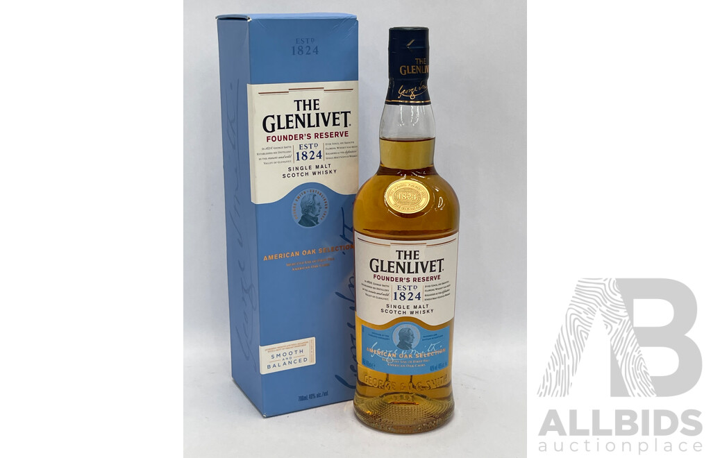 The Glenlivet Founder's Reserve Single Malt Scotch Whisky - 700ml