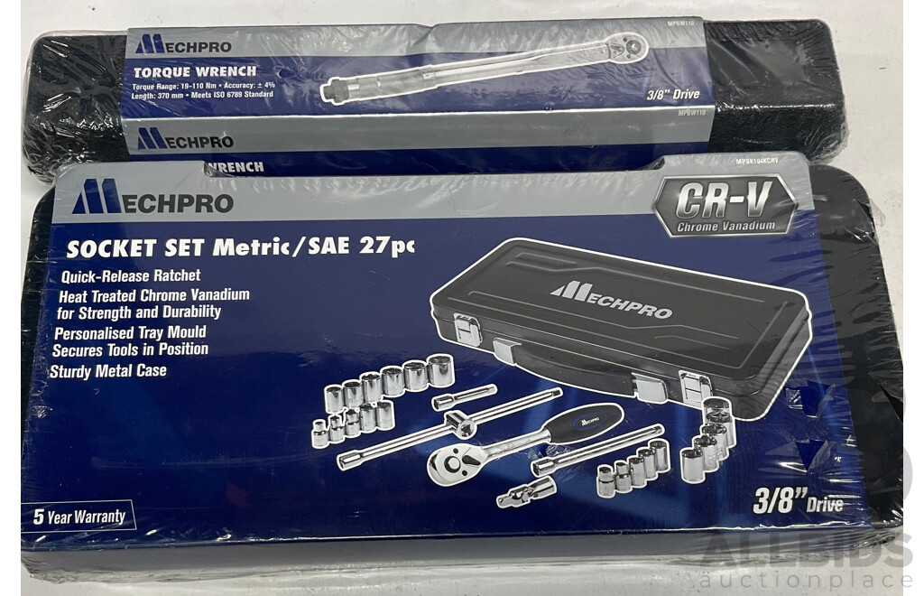 MECHPRO BLUE Tools  - Lot of 9 - Estimated Total ORP $700.00