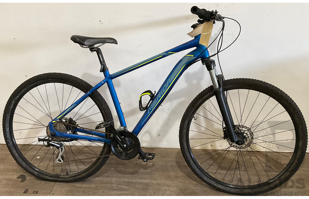 MERIDA Big Nine Blue and Yellow Mountain Bike - ORP $779.00