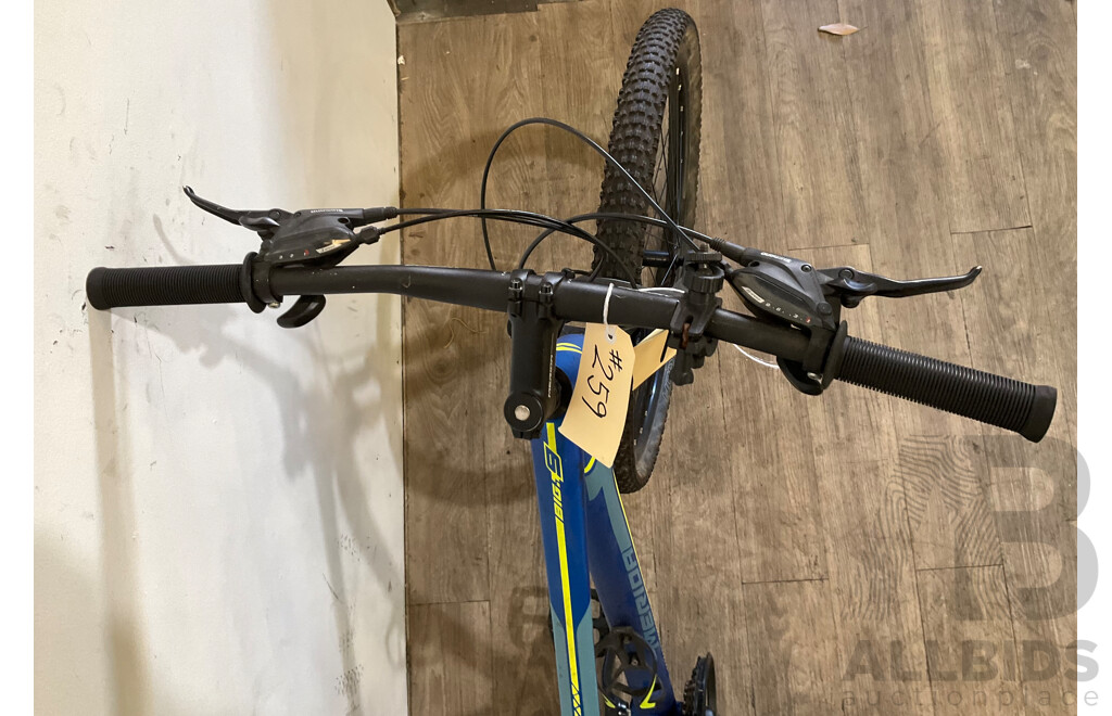 MERIDA Big Nine Blue and Yellow Mountain Bike - ORP $779.00