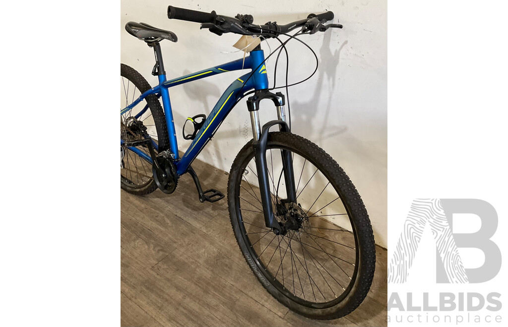 MERIDA Big Nine Blue and Yellow Mountain Bike - ORP $779.00