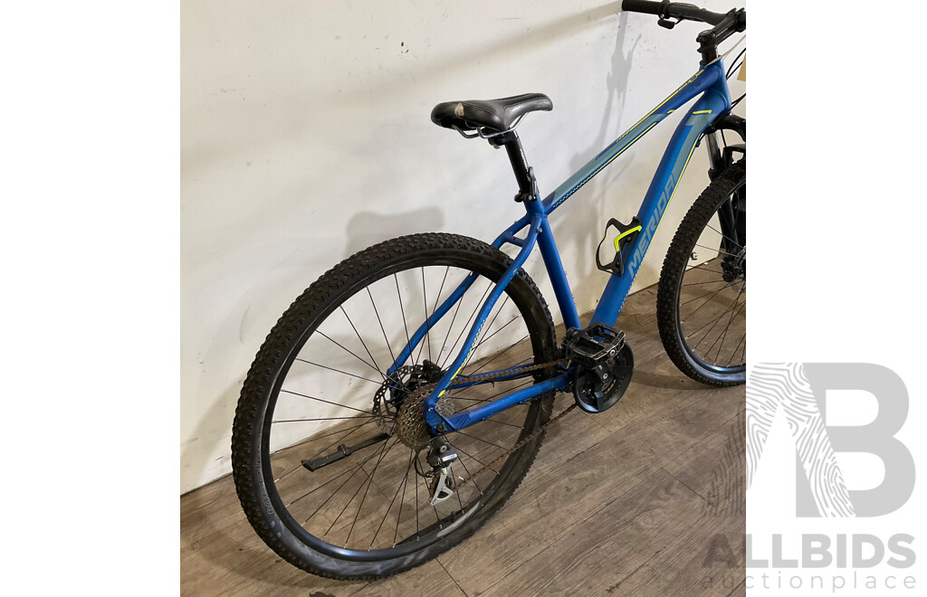 MERIDA Big Nine Blue and Yellow Mountain Bike - ORP $779.00