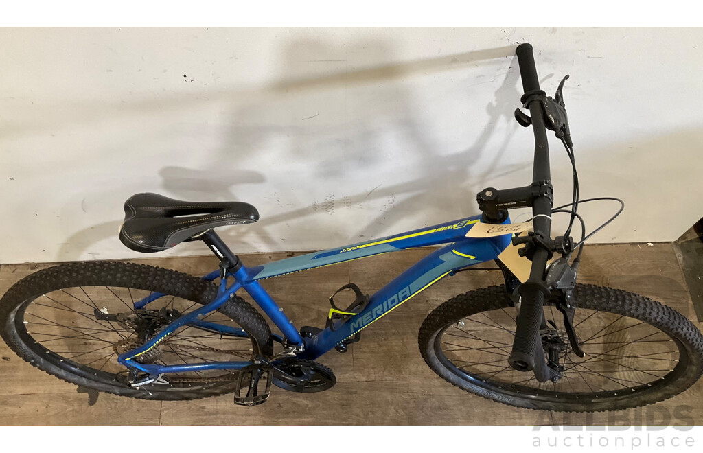 MERIDA Big Nine Blue and Yellow Mountain Bike - ORP $779.00