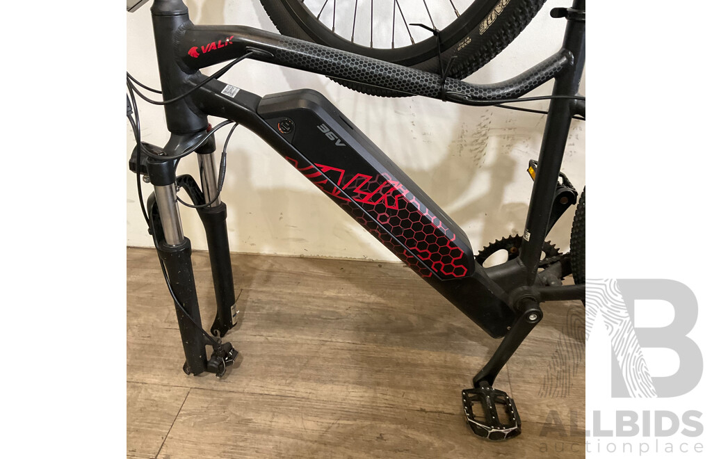 VALK MX6 Black & Red E-Bike 36V - ORP $1,539.99