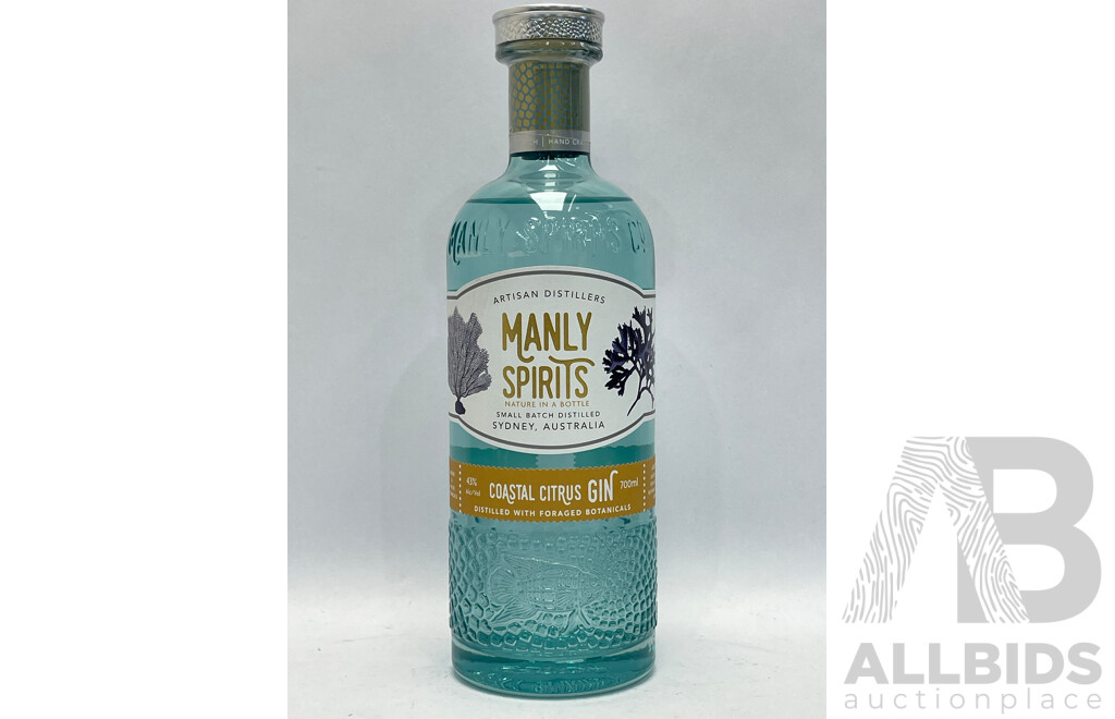 Manly Spirits Coastal Citrus Gin - 700ml