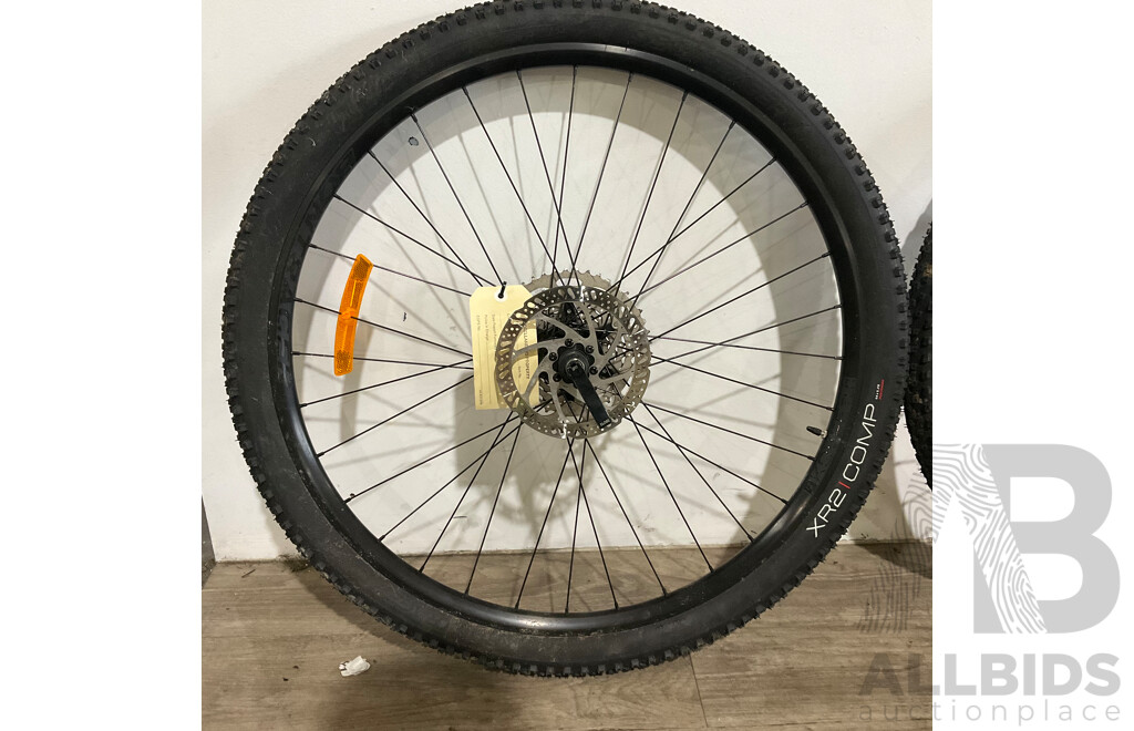 3X Bike Wheels - XR2 Comp (X2) & Hutchinson Python