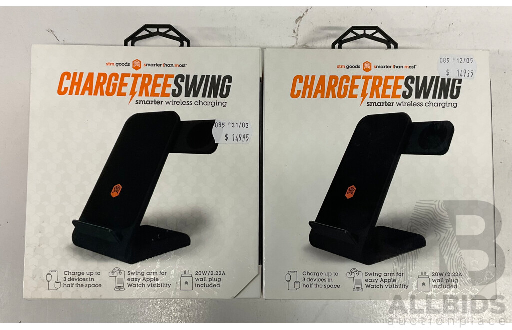 STM Smart Wireless Charging - Lot of 2 - Estimated Total ORP$ 298.00