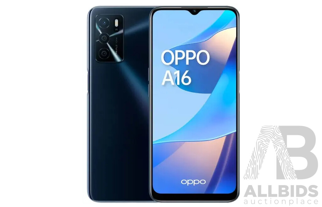 OPPO A16s 64GB Crystal Black Mobile Phone - ORP$ 259.00