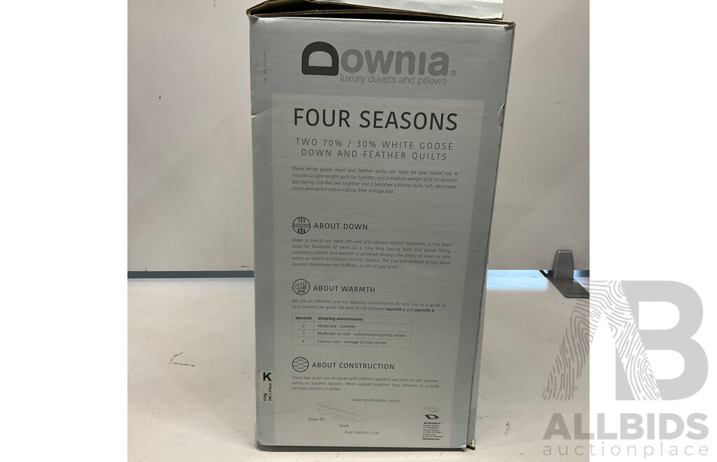 DOWNIA Four Seasons Quilt (Size King) - ORP $849.00