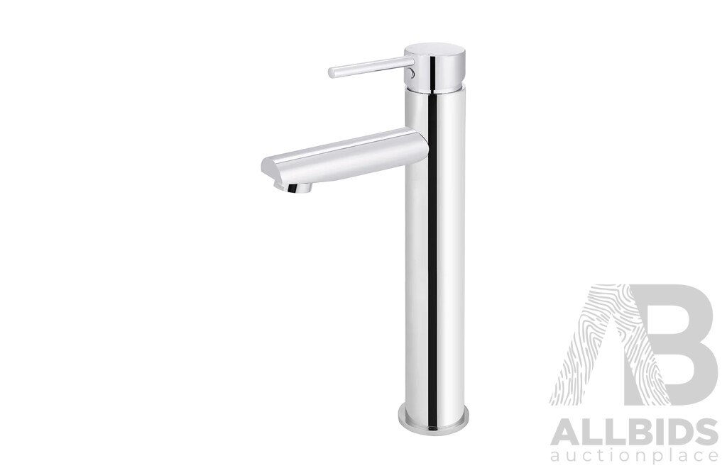 MEIR Round Tall Basin Mixer (MB04-R2-PVDBN)( Polished Chrome) - ORP $379.00