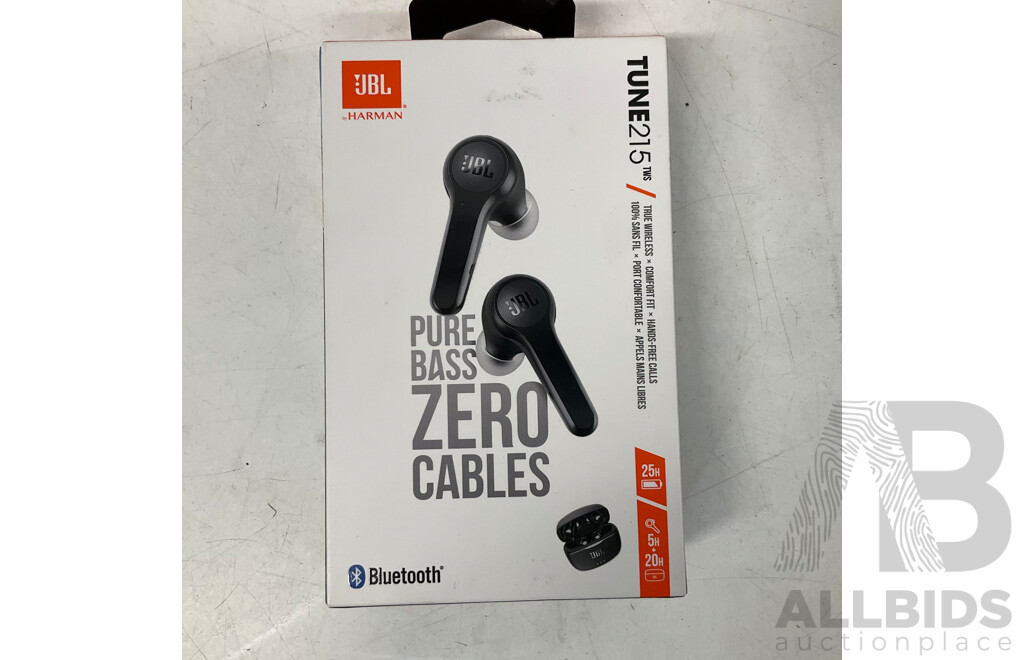 GO PRO 8 Camera & JBL TUNE 215 TWS Earbuds - Lot of 2 - Estimated Total $500.00