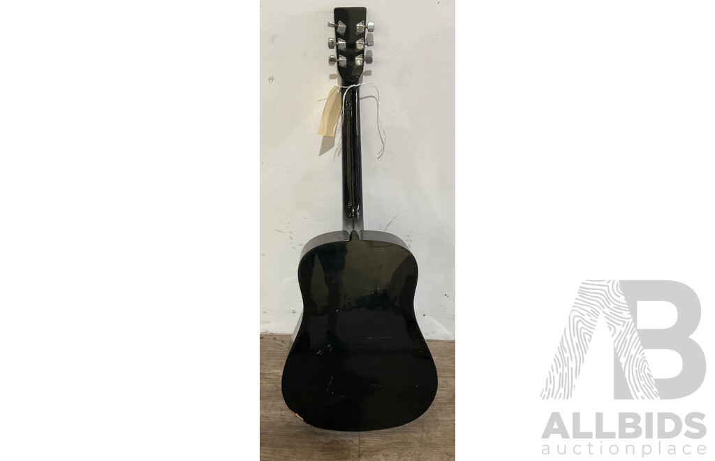 MAGNUM Black Acoustic Guitar