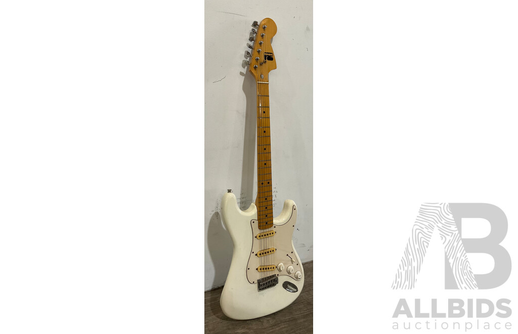 White Electric Guitar