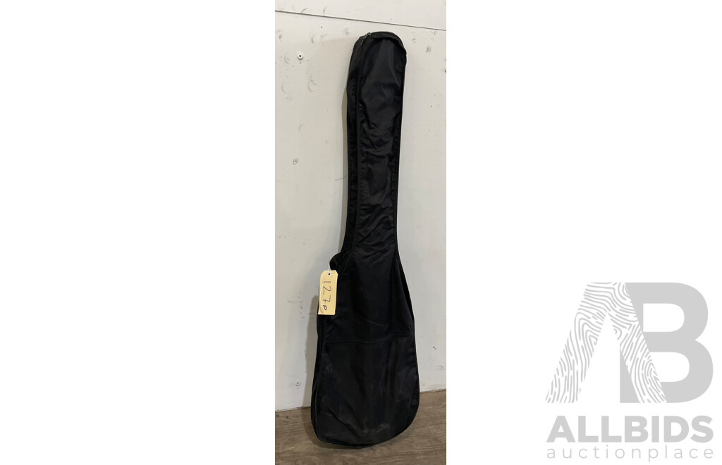 ECONAU Base Guitar Black W/ Carry Bag and Tuner