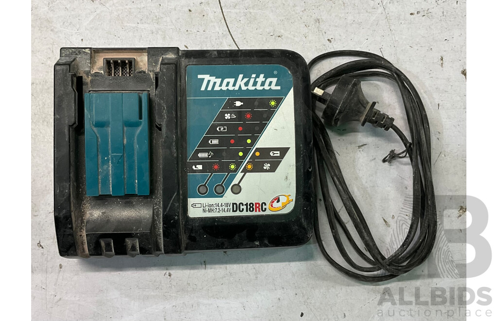 MAKITA Single Port Rapid Battery Charger and Rapid 2 Port Multi Charger - Lot of 2  - Esimated Total ORP $370.00