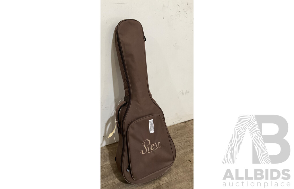 REX Acoustic Guitar W/ Soft Travel Bag. ORP: $338.95