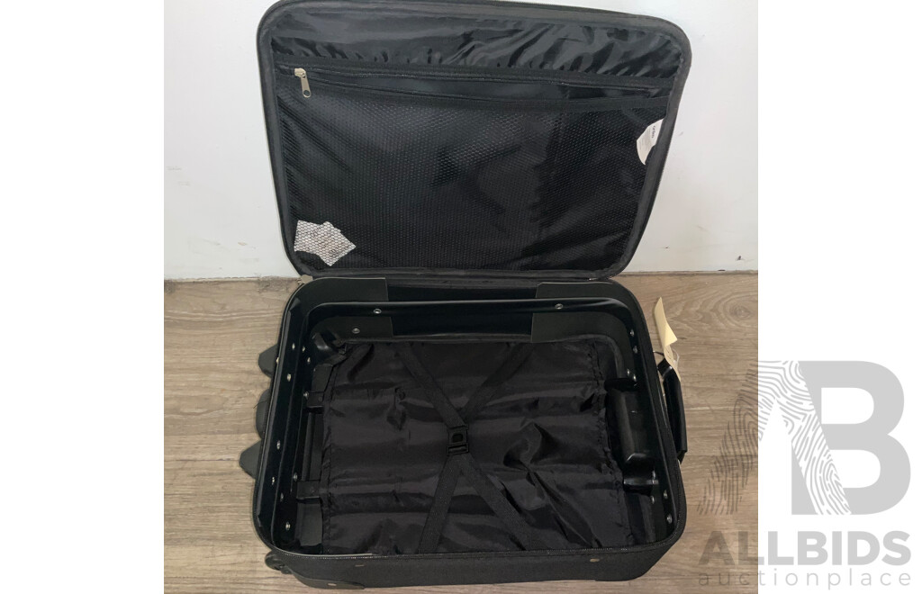 SAMSONITE OCT2LITE 60cm Suitcase & ANKO Black Carry on Suitcase - Total ORP $549.00