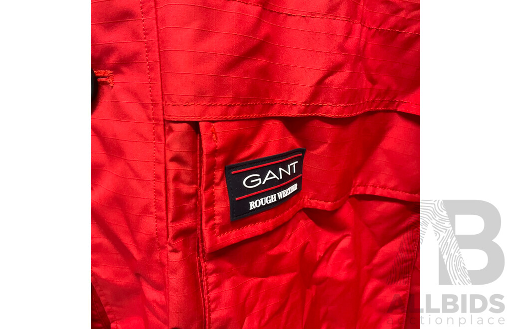 GANT Rough Weather Short Jacket - Red - Size L - ORP$869.00