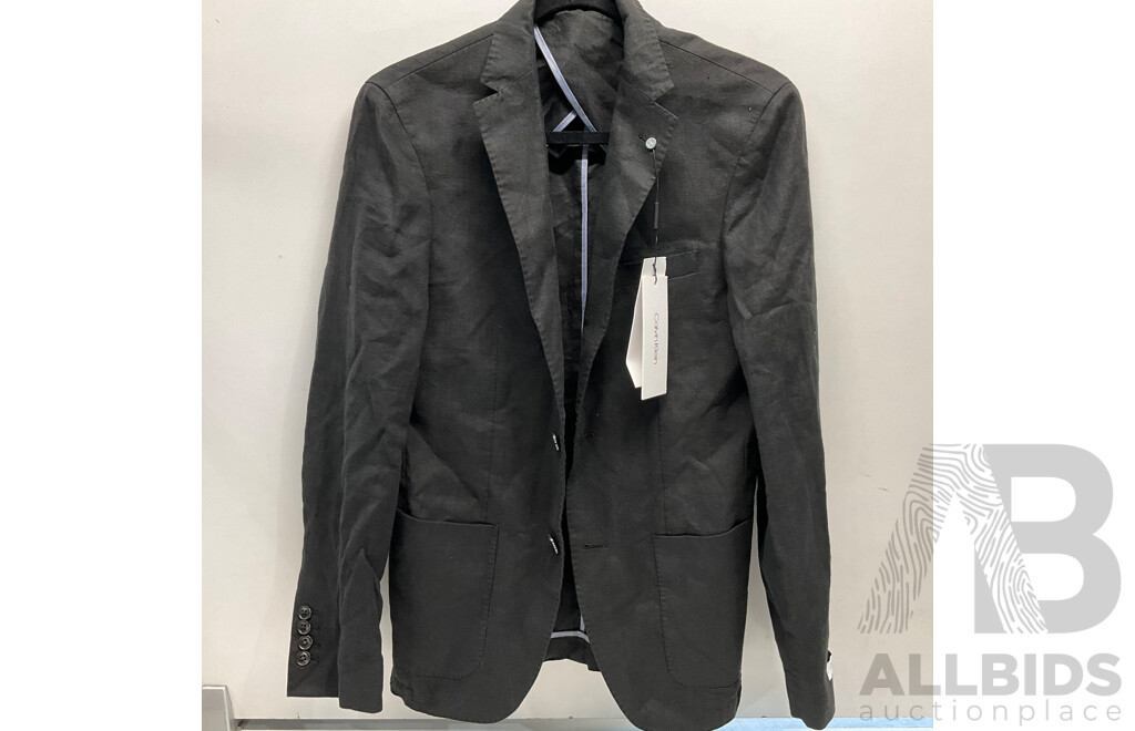 CALVIN KLEIN Linen Suit Jacket - ORP$349.00