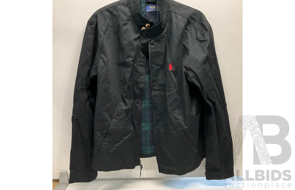RALPH LAUREN Polo Jacket Black Size M - ORP$419.00