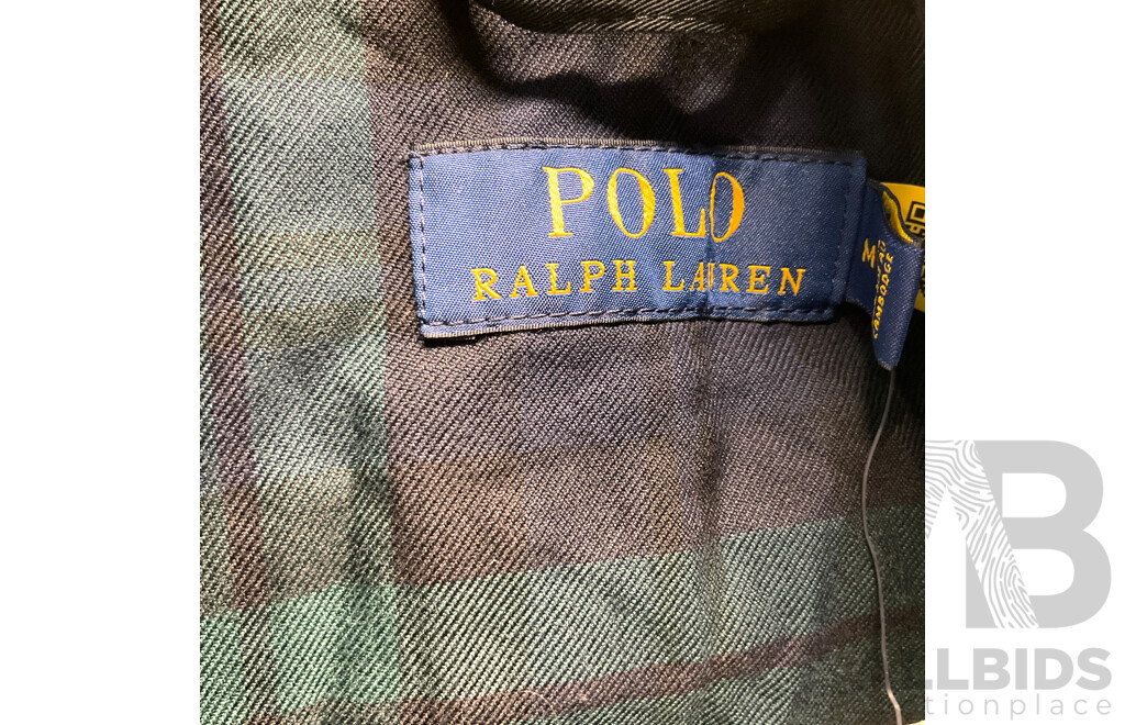 RALPH LAUREN Polo Jacket Black Size M - ORP$419.00