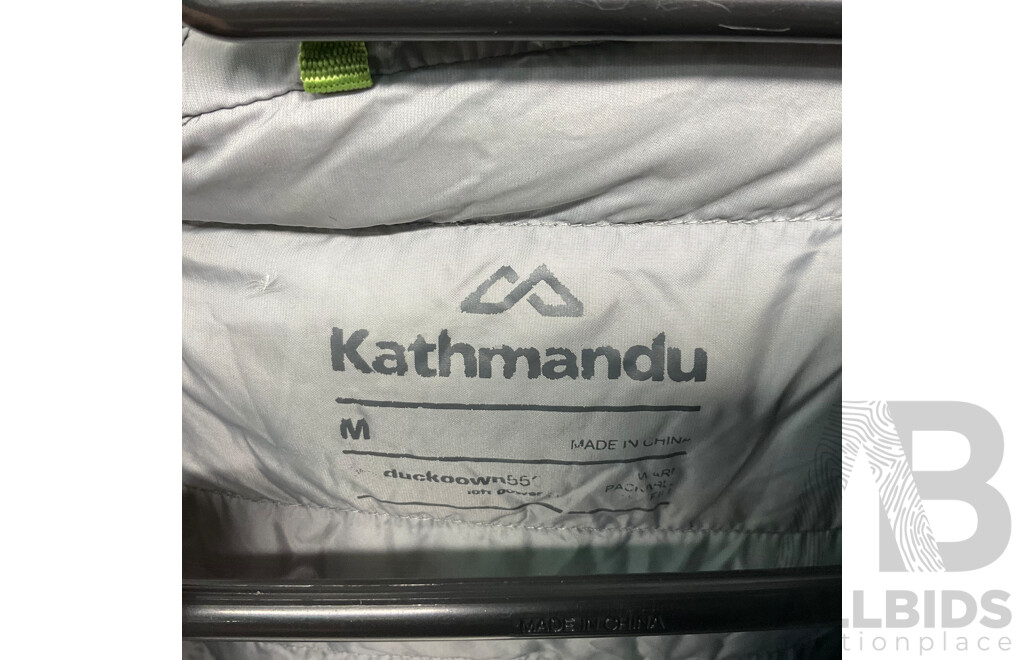 KATHMANDU Down 550 Fill Jackets (Size M) & 650 Fill Jacket ( Size 10) - Lot of 2 - Estimated Total $500