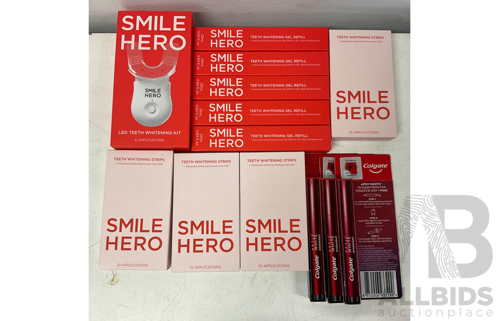 Smile Hero, Oral B, Neutrogena and Assorted Personal Care Items - LOT of 45