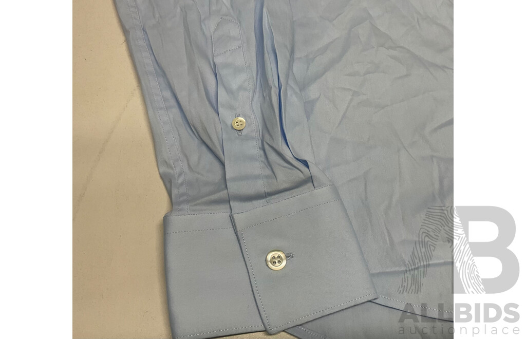EMPORIO ARMANI Mens Bottom Shirt - Size 41- Blue - ORP$360.00
