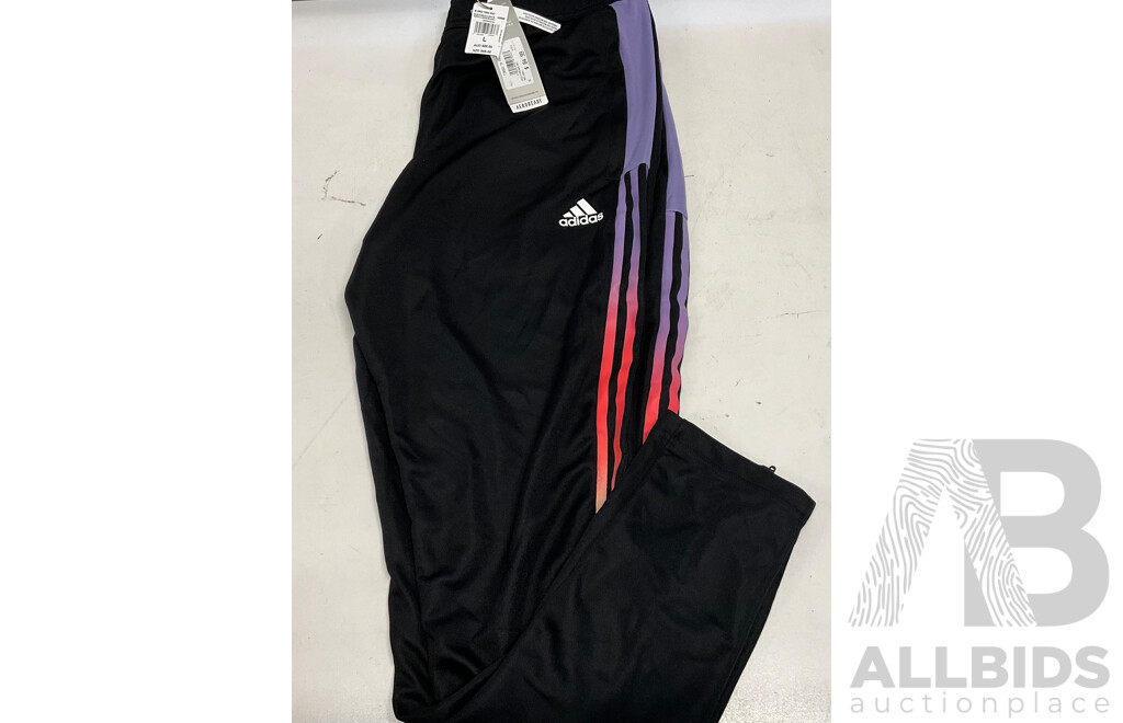 ADIDAS Jerseys & Sport Pants (Size L) & Assorted of Hat/ Gloves/ Towels - Lot of 8 - Estimated Total ORP$550.00