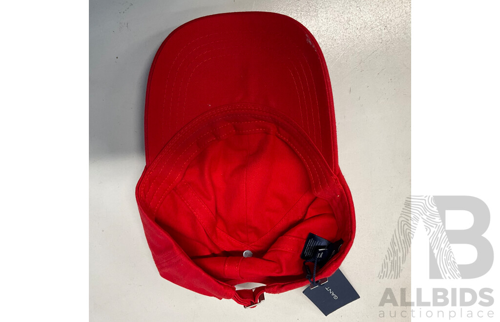 TOMMY HILFIGER Sweatpants & RALPH LAUREN Sweatshirt & GANT Red Cap - Lot of 3 - Estimated Total ORP$380.00