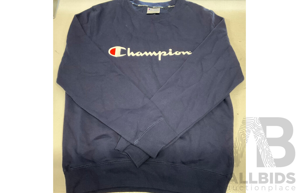 CHAMPION Sweatshirt & Hoodies - Lot of 4 - Estimated Total ORP$440.00