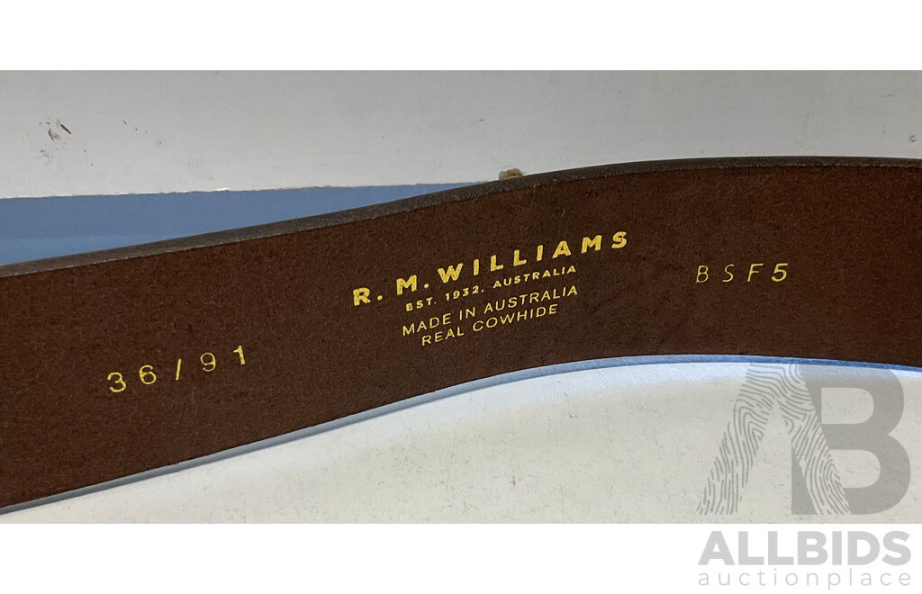 LACOSTE Jacket/ Sweatshirt/Cap  (M) & ARMANI, CALVIN KLEIN Trunks & R.M.WILLIAMS Belts - Lot of 7 - Estimated Total ORP$350.00