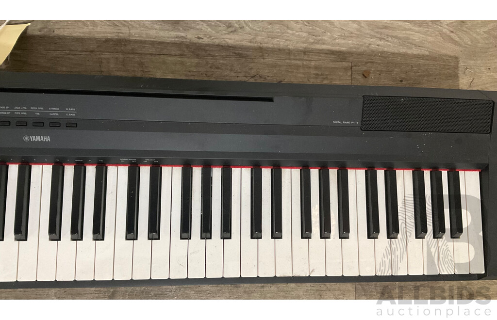 YAMAHA P115B P-SERIES 88-Key Digital Piano (Black)  - ORP: $999.99