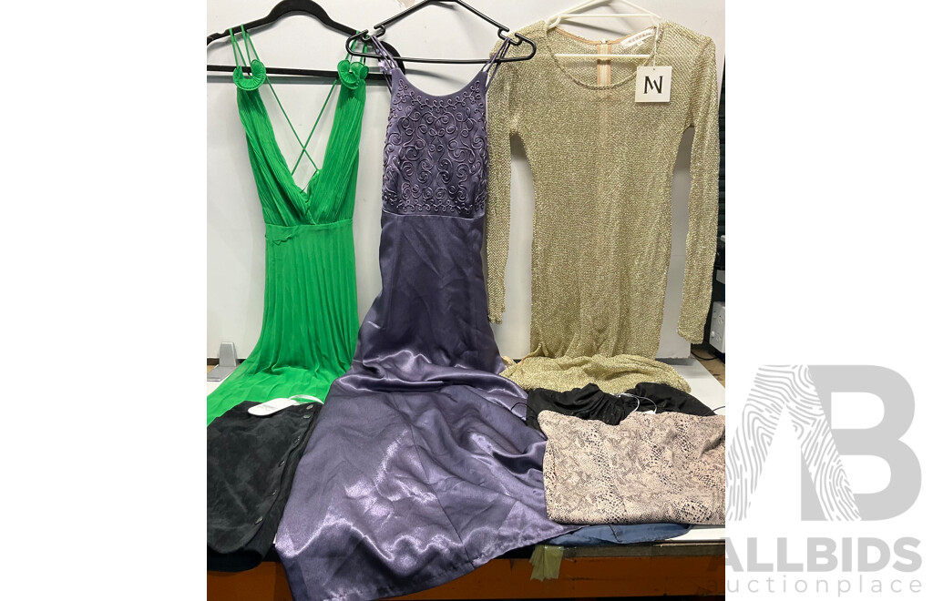 OTTO MADE, MESHKI, BOZBLU & Assorted of Dresses/Clothing (Size 10/M) - Lot of 6 - Estimated Total $300.00
