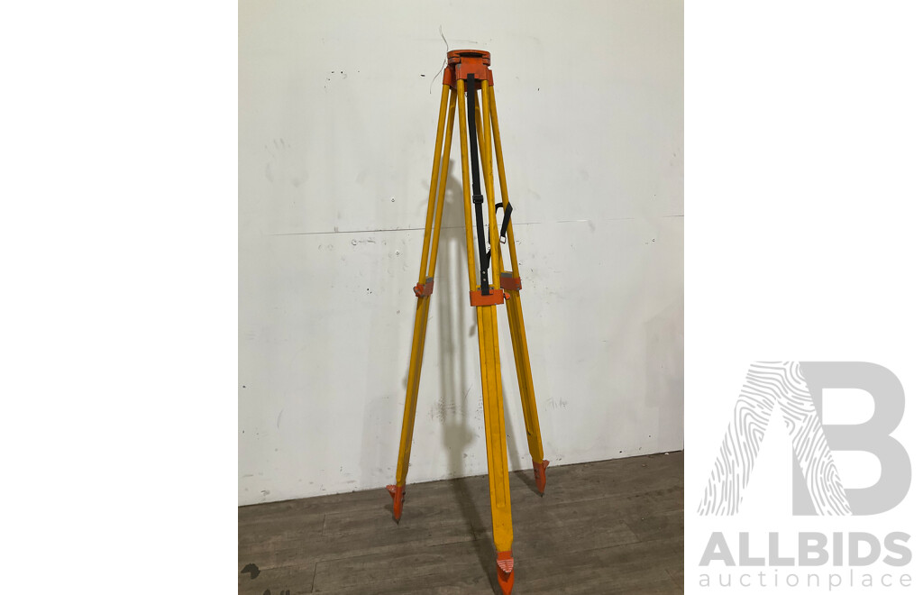 TRIMAX Tall Quick Dual Clamp Tripod and Wood Survey Tripod  - ORP: $729.95