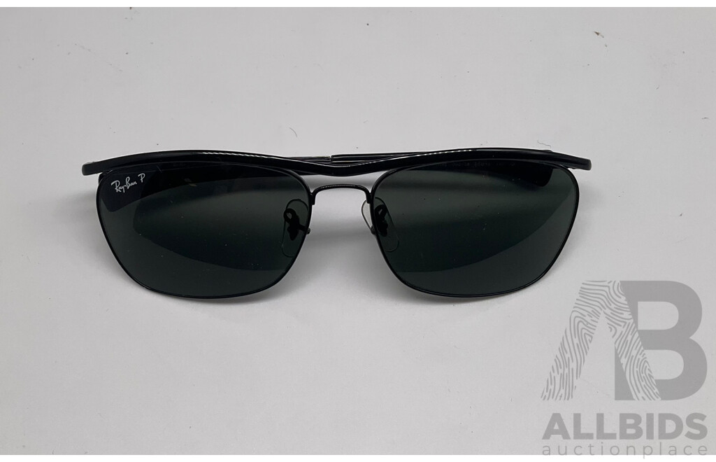RAYBANDS Black Aviator Classic and Olympian II Deluxe- ORP: $459.00