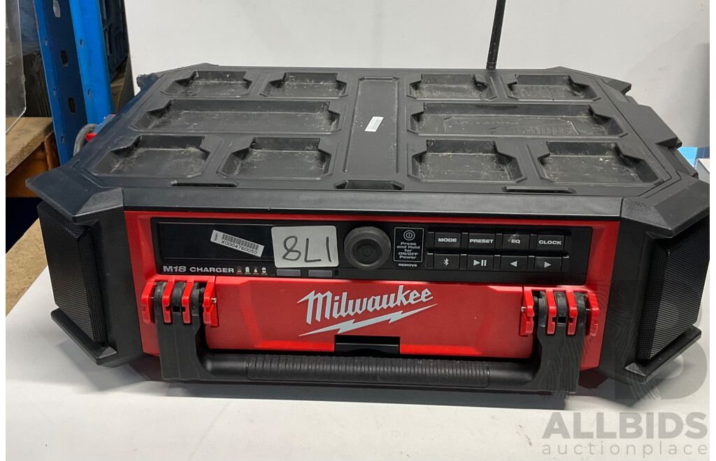 MILWAUKES M18 PORC Radio Charger  & Battery - Estimated ORP$500.00